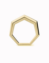 Heptabloom Ring · Wide Gold