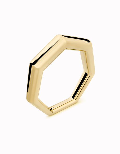 Anillo Heptabloom · Wide Gold