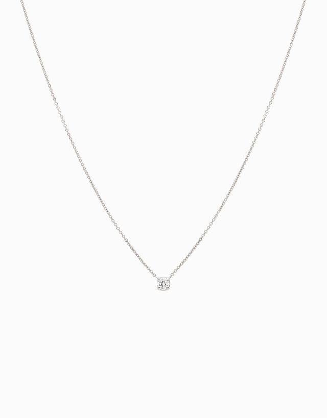 Penjoll White Solitaire · 0,20ct  - Roosik & Co - Penjoll