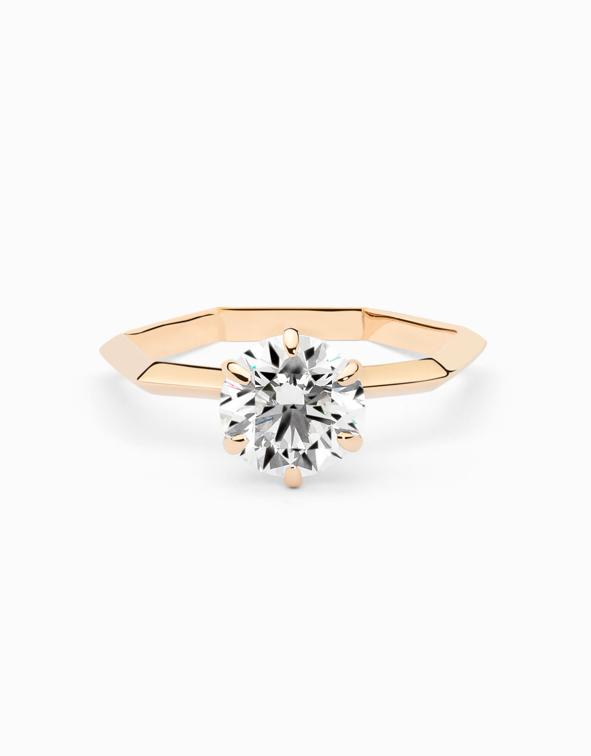 Anell de compromís HeptaSolitaire · 1,50ct diamant