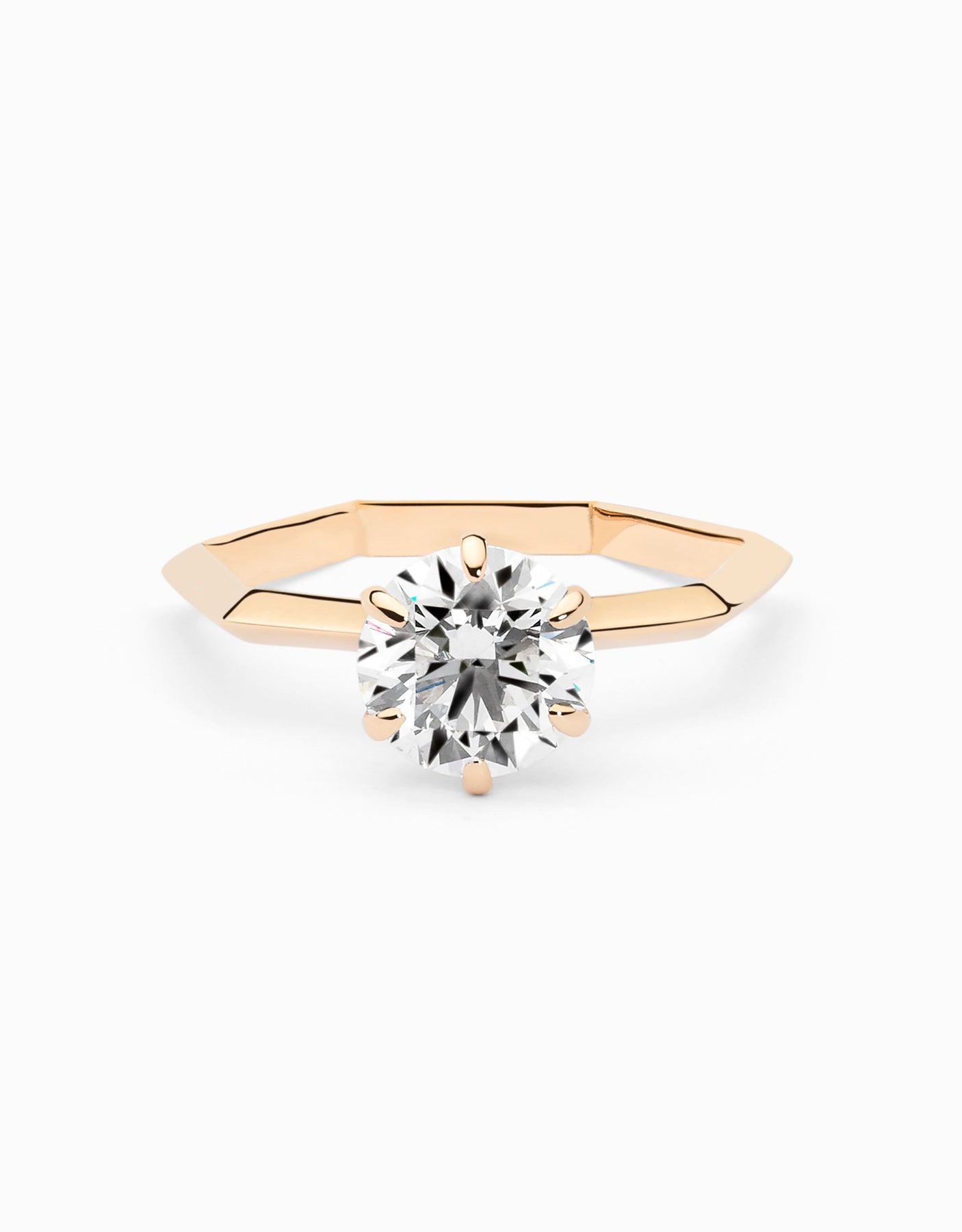 HeptaSolitaire engagement ring · 1.50ct diamond