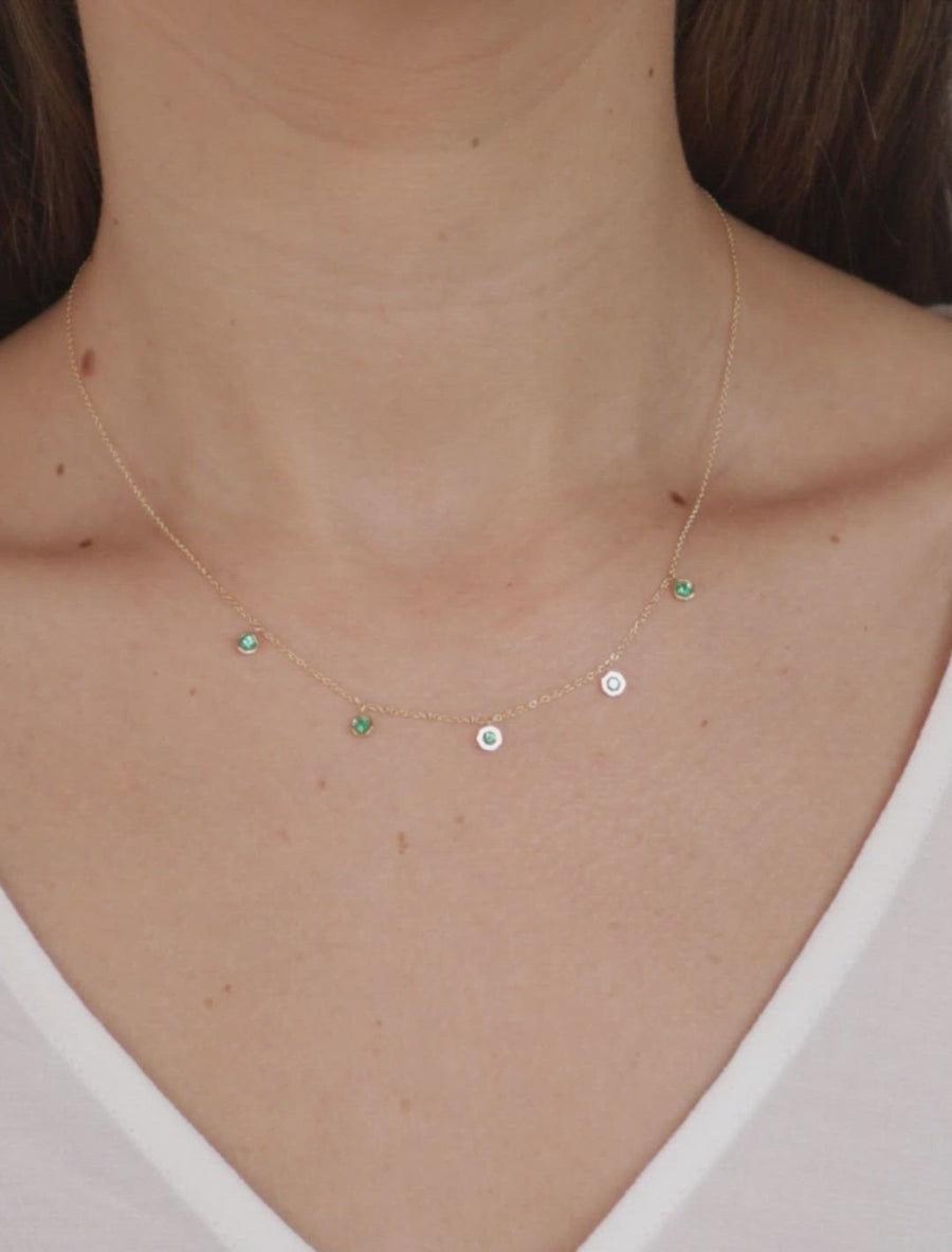 Emerald Necklace "5" · 0,30 ct