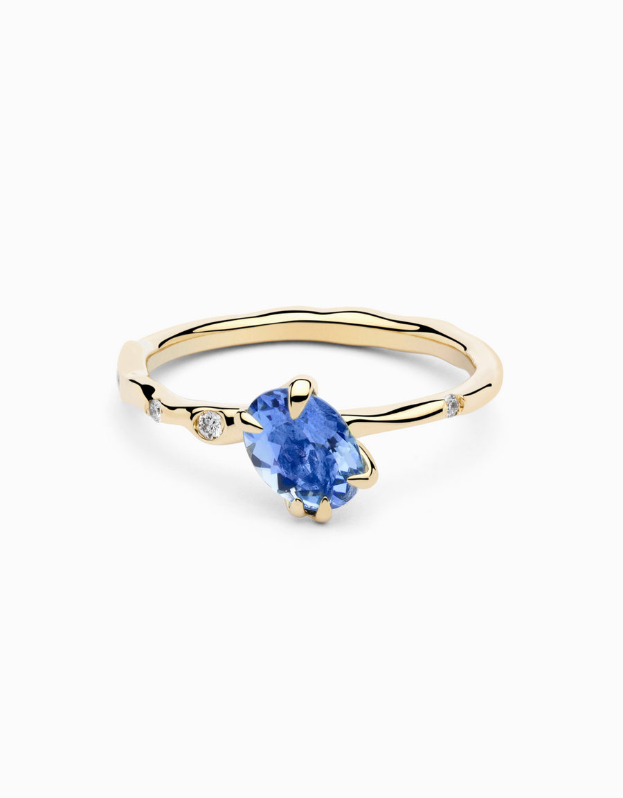 Anell Blue Sapphire Romance · Or Groc - Roosik & Co - Anell